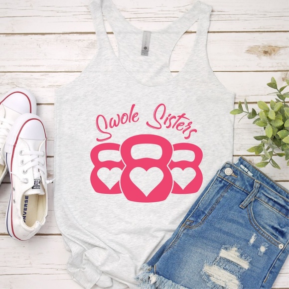 SWOLE SISTERS MUSCLE FITNESS CROSSFIT WORKOUT GYM - Picture 5 of 8